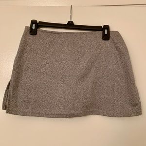 Juniors sparkly silver skort